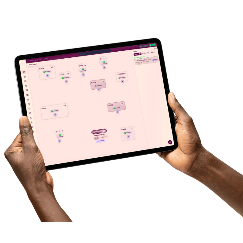 Host using Plate on iPad